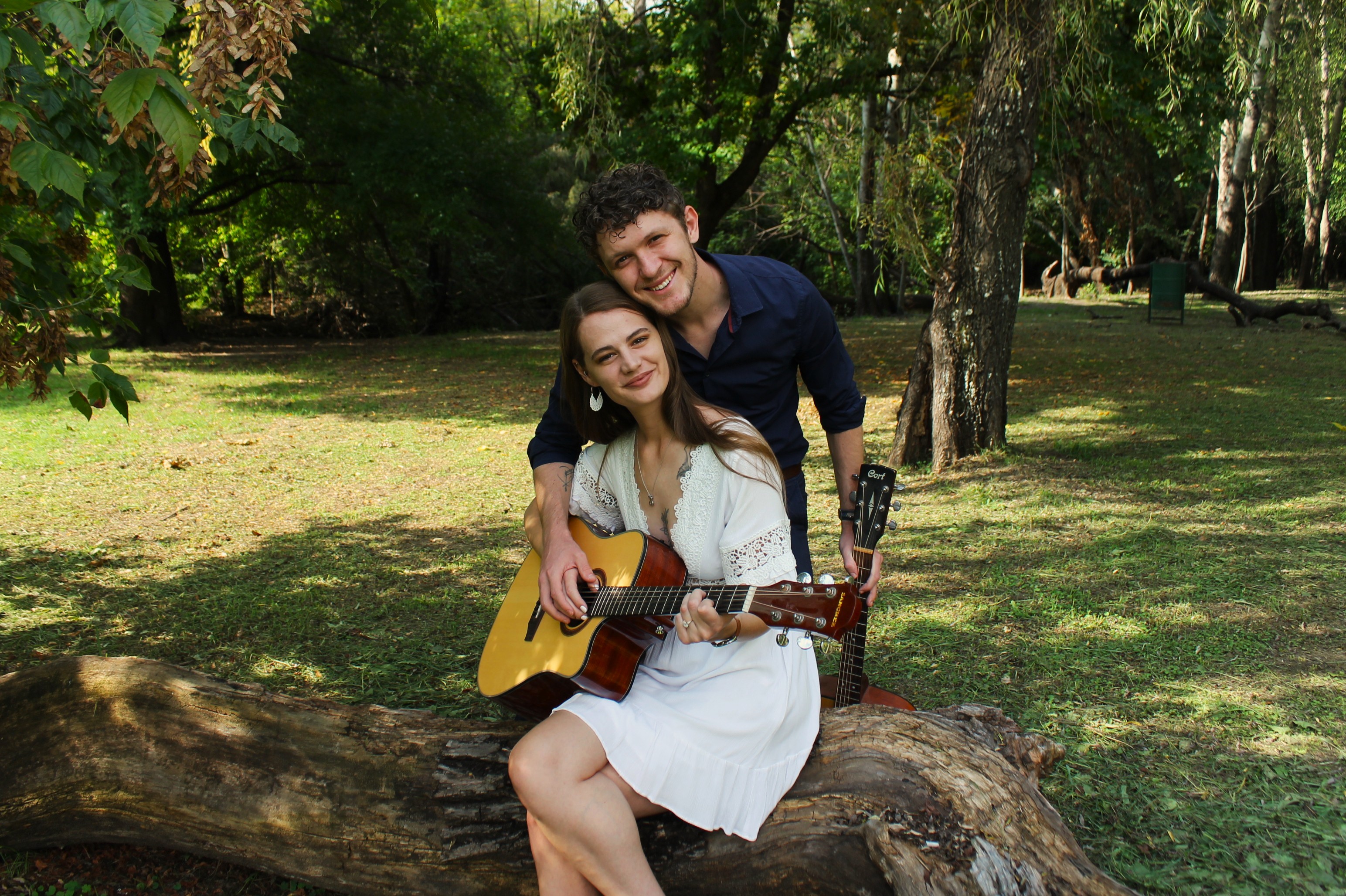 Riverside wedding photo
